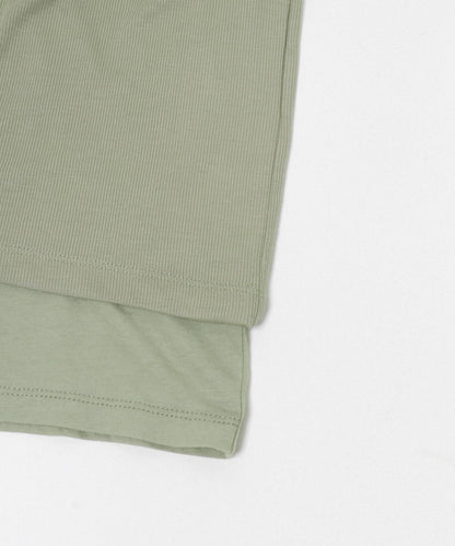 layered long set tee T恤