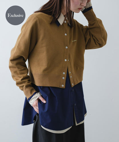 聯名款 CHAMPION×SENSE OF PLACE 衛衣面料開衫