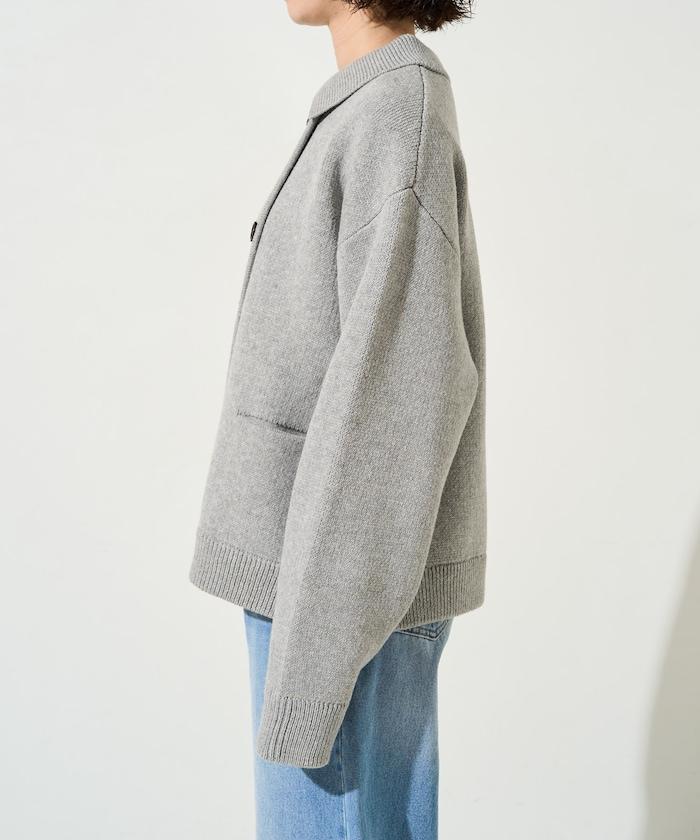雙排扣 針織 夾克