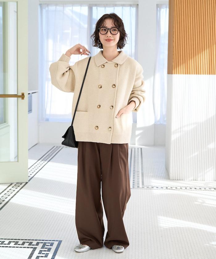 雙排扣 針織 夾克