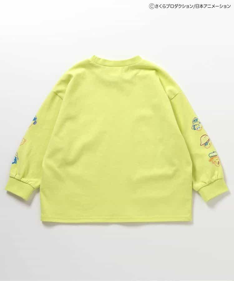 ちびまる子ちゃん（櫻桃小丸子） 聯名系列 袖部圖案長袖T恤