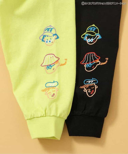 ちびまる子ちゃん（櫻桃小丸子） 聯名系列 袖部圖案長袖T恤