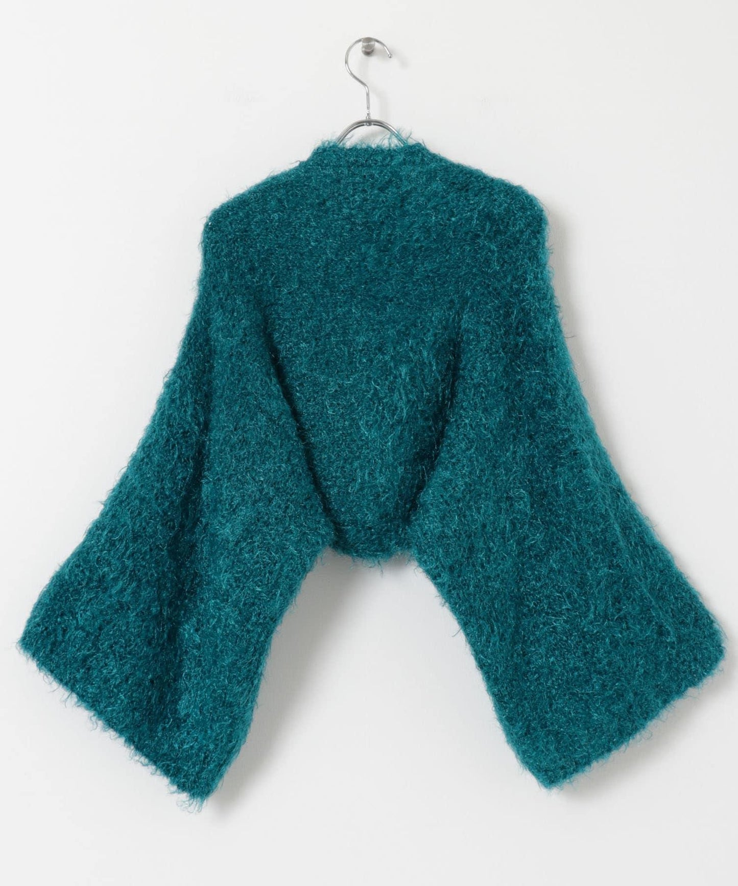 TAN METALLICLIKESHAGGY Bolero 小外套