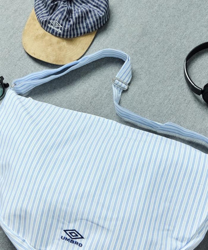 格紋條紋拼接 New Round Shoulder Bag 單肩包 聯名款