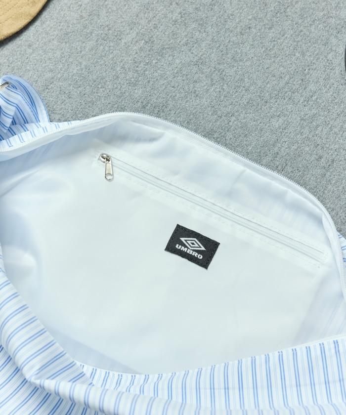 格紋條紋拼接 New Round Shoulder Bag 單肩包 聯名款