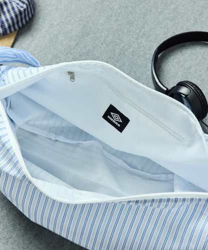 格紋條紋拼接 New Round Shoulder Bag 單肩包 聯名款