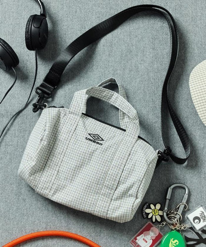 格紋條紋設計 Boston Mini Bag 迷你包（聯名款）