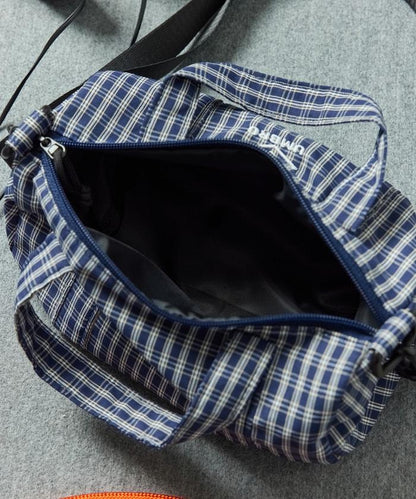 格紋條紋設計 Boston Mini Bag 迷你包（聯名款）