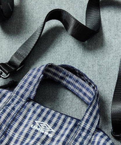 格紋條紋設計 Boston Mini Bag 迷你包（聯名款）