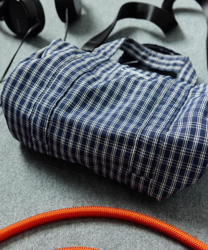 格紋條紋設計 Boston Mini Bag 迷你包（聯名款）