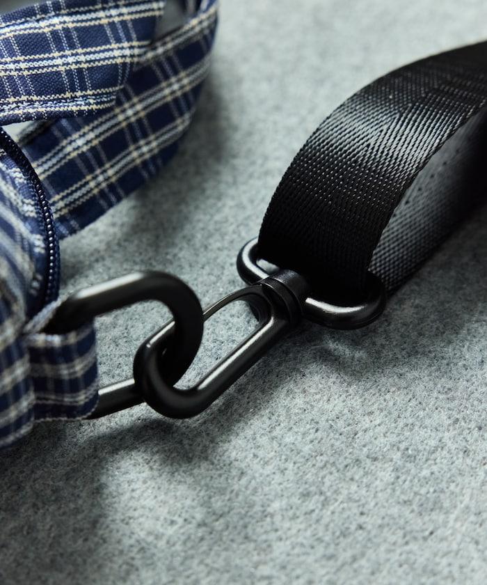 格紋條紋設計 Boston Mini Bag 迷你包（聯名款）