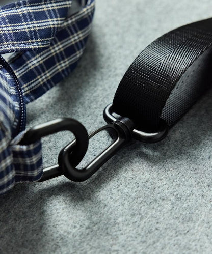 格紋條紋設計 Boston Mini Bag 迷你包（聯名款）