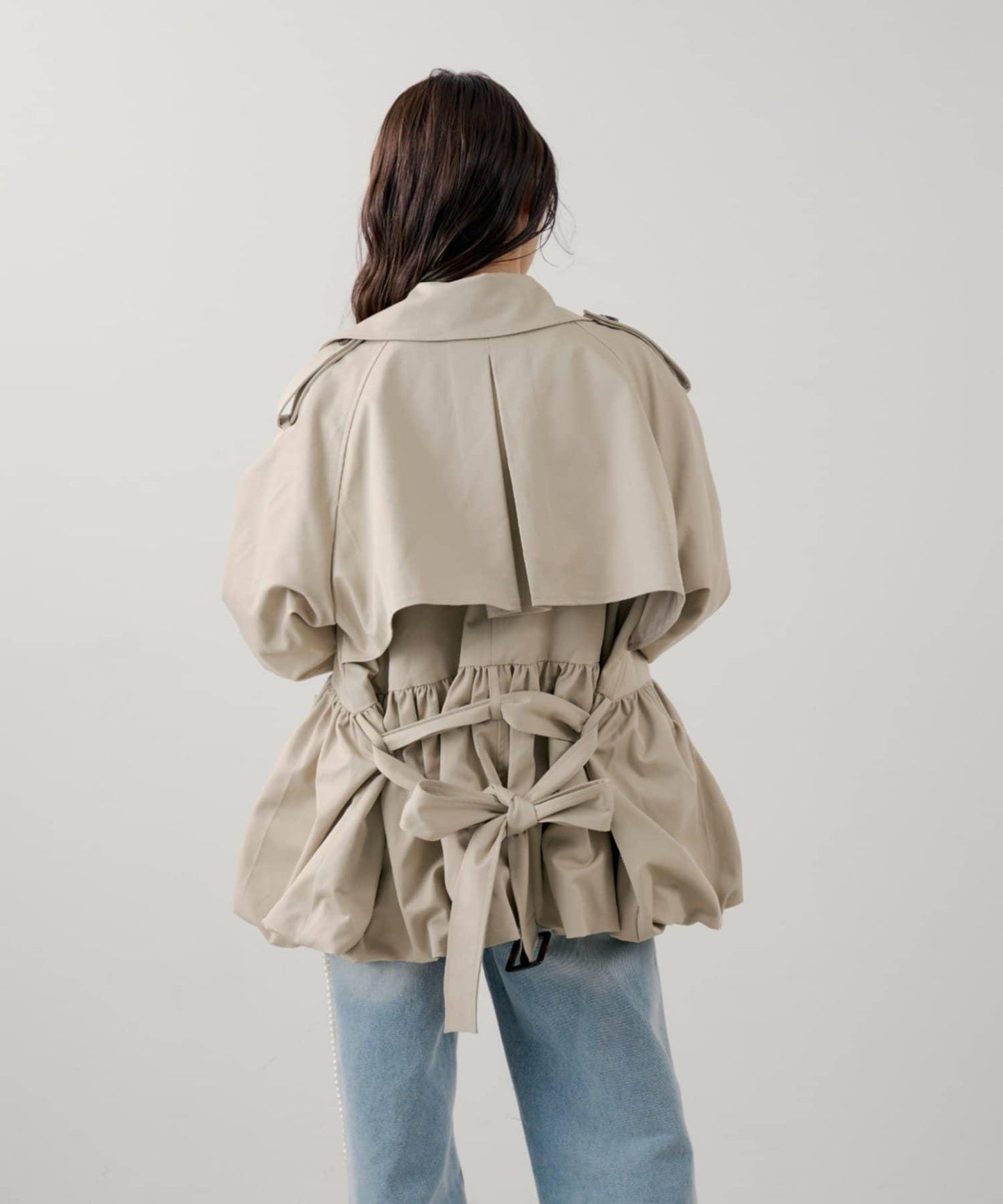 SALON by Chico 蓬鬆中長款風衣