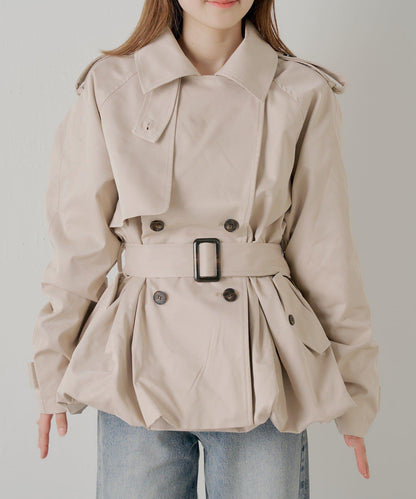 SALON by Chico 蓬鬆中長款風衣