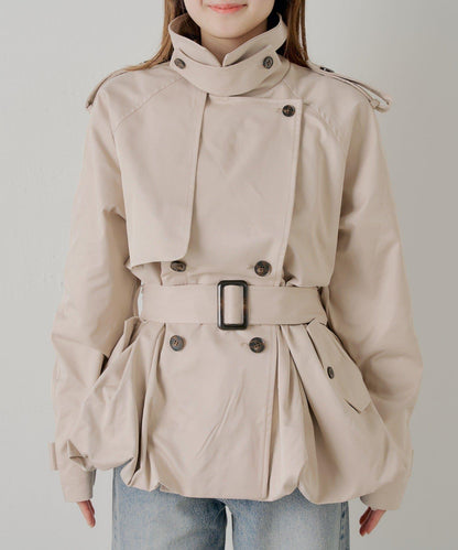 SALON by Chico 蓬鬆中長款風衣