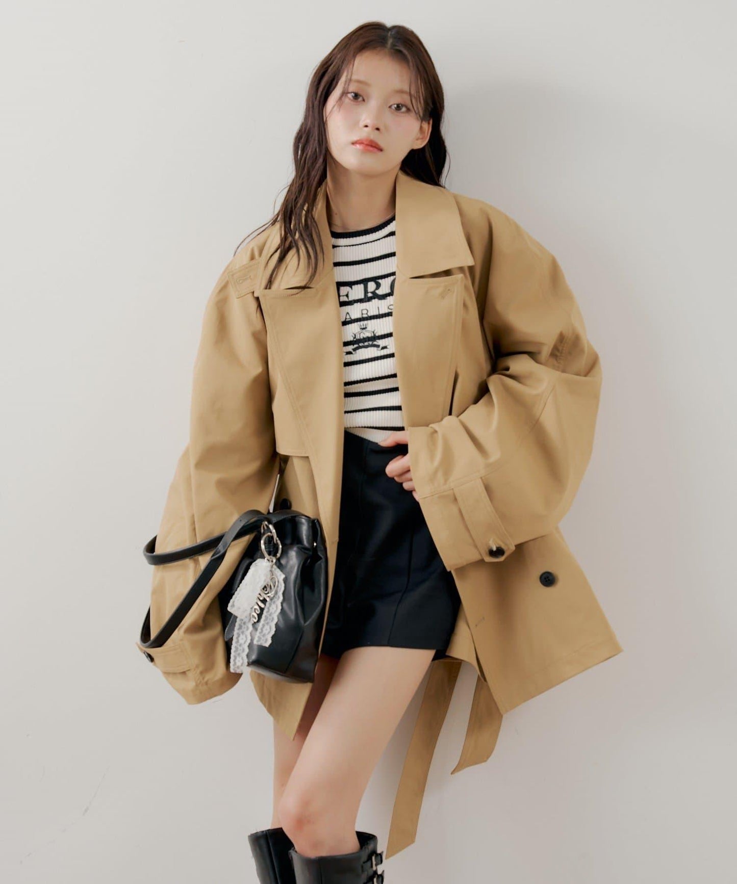 中長款寬鬆風衣