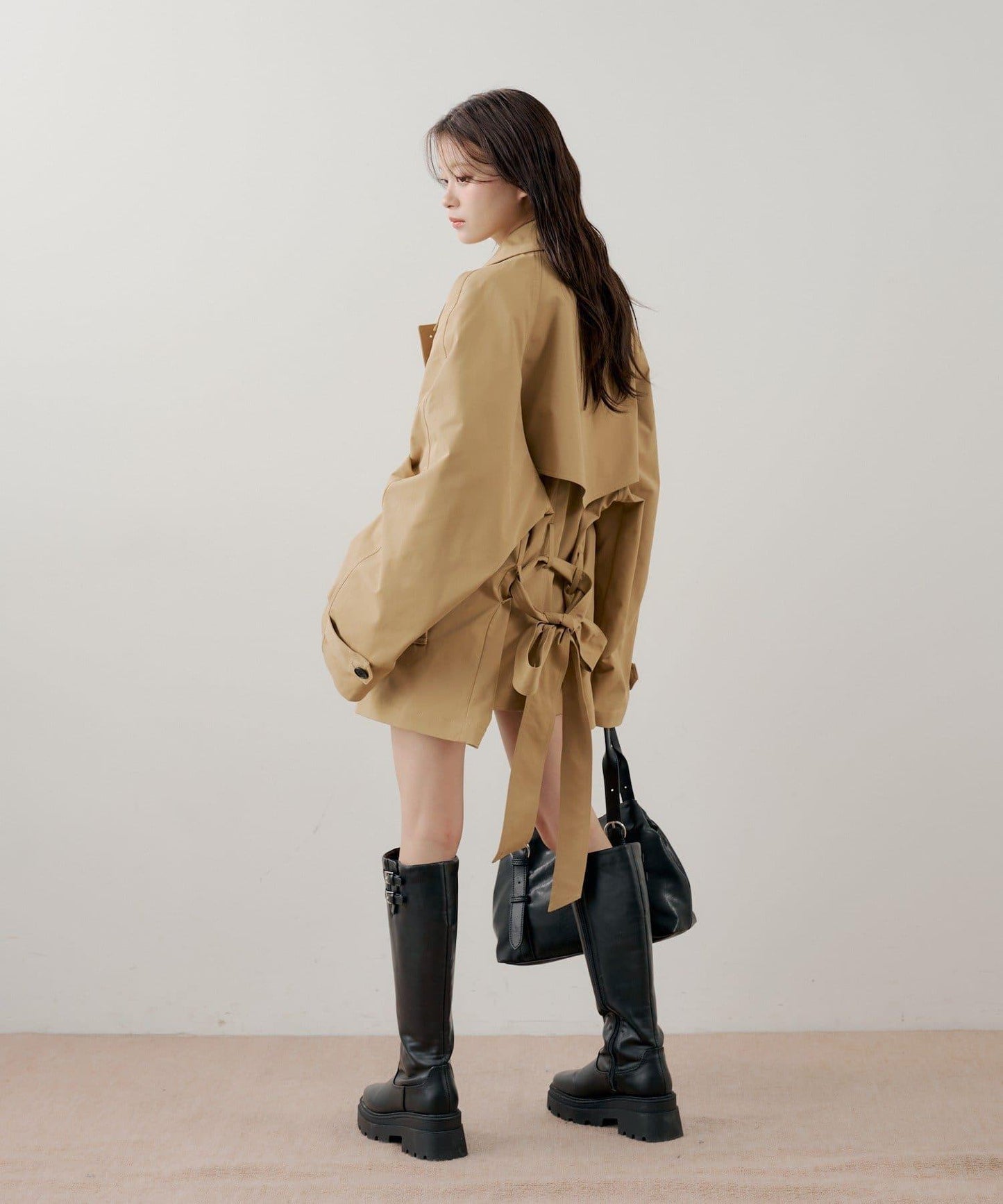 中長款寬鬆風衣