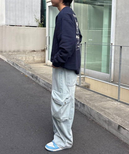 SOUNDS GOOOOD 立體口袋 彎刀版型 牛仔褲