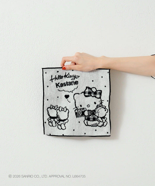 Kastane×HelloKitty（凱蒂貓） 手帕