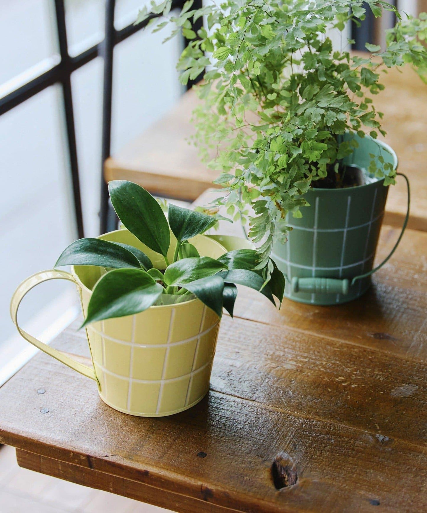 瓷磚圖案鐵皮水壺