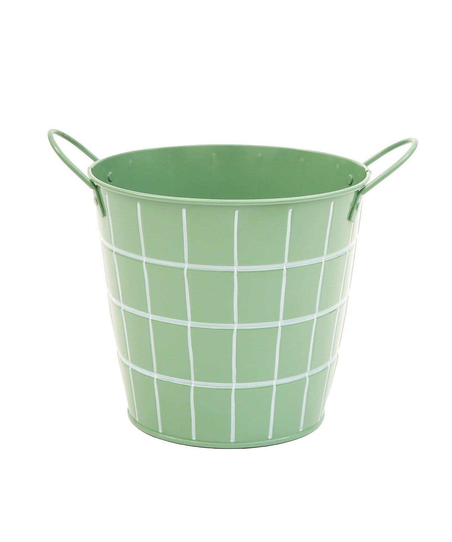 瓷磚圖案馬口鐵收納籃