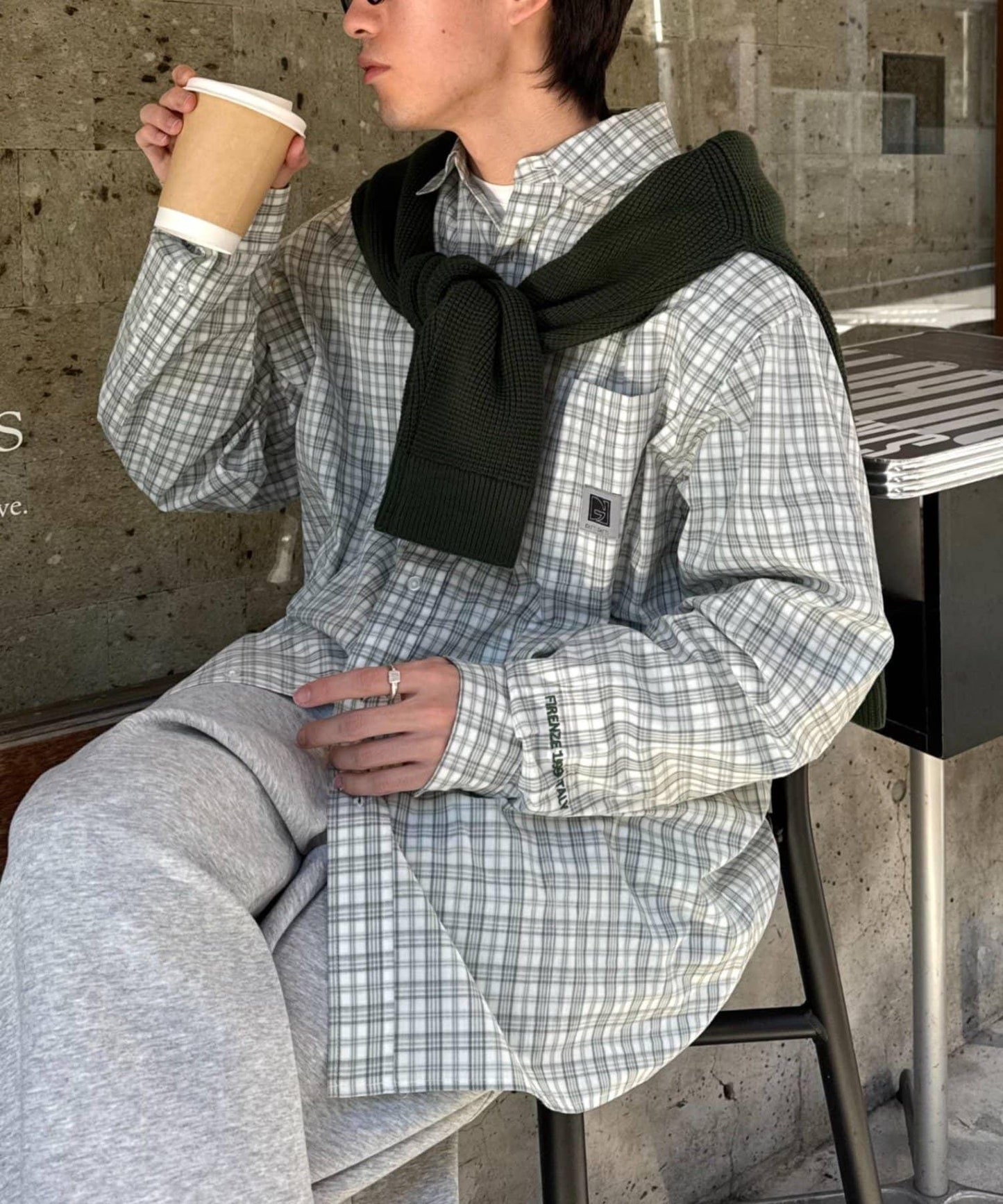 mini plaid over shirts 襯衫外套