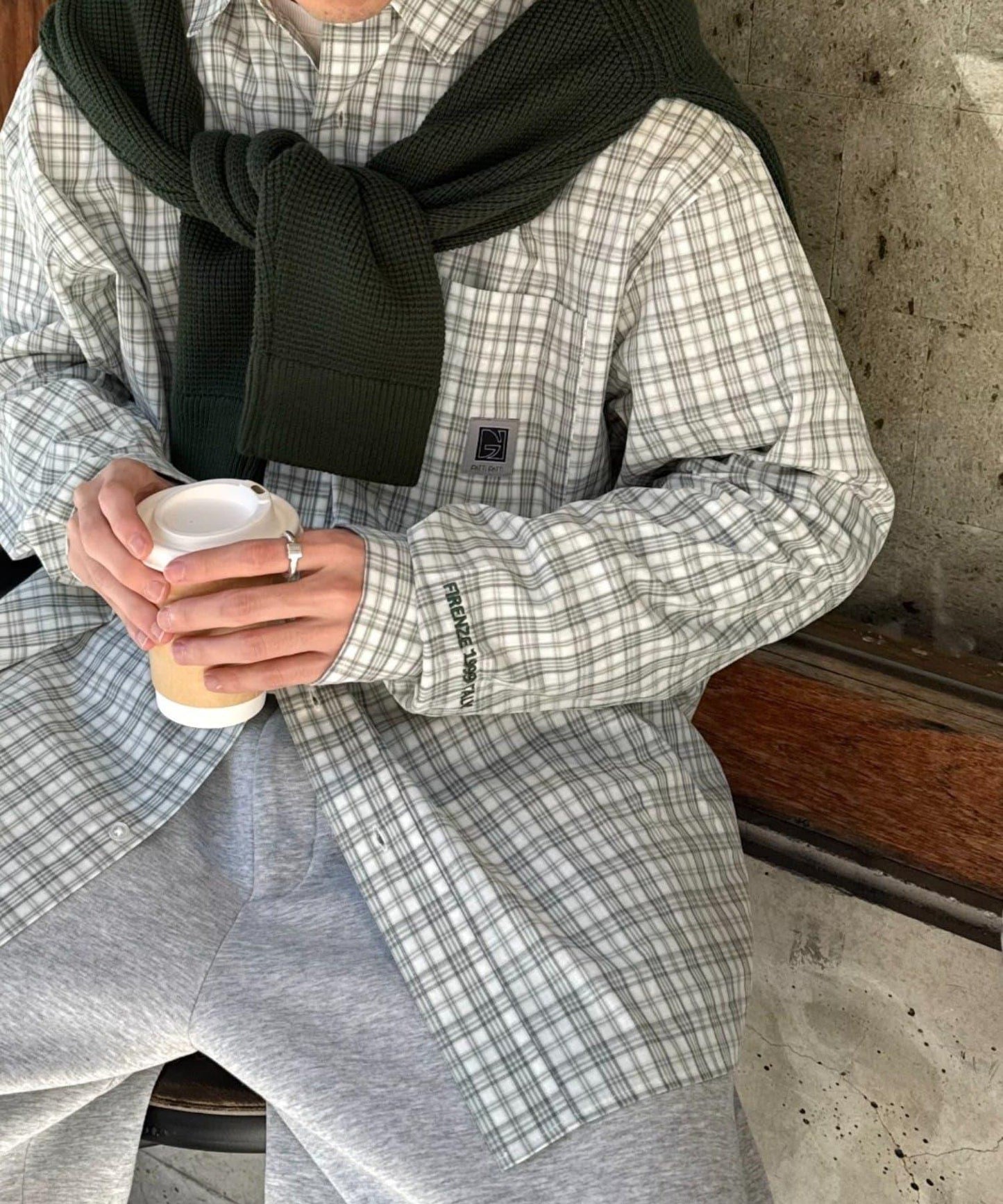 mini plaid over shirts 襯衫外套