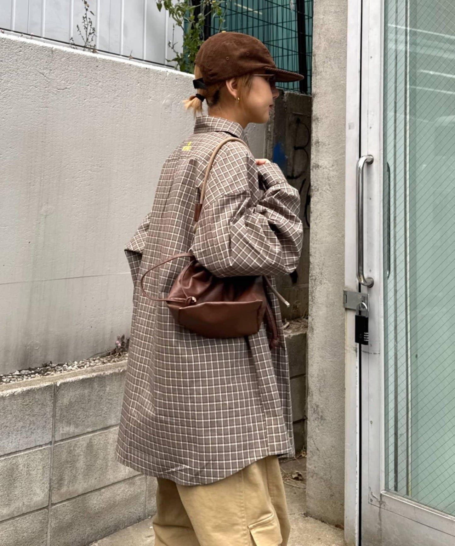 mini plaid over shirts 襯衫外套