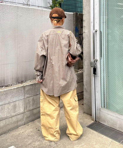 mini plaid over shirts 襯衫外套