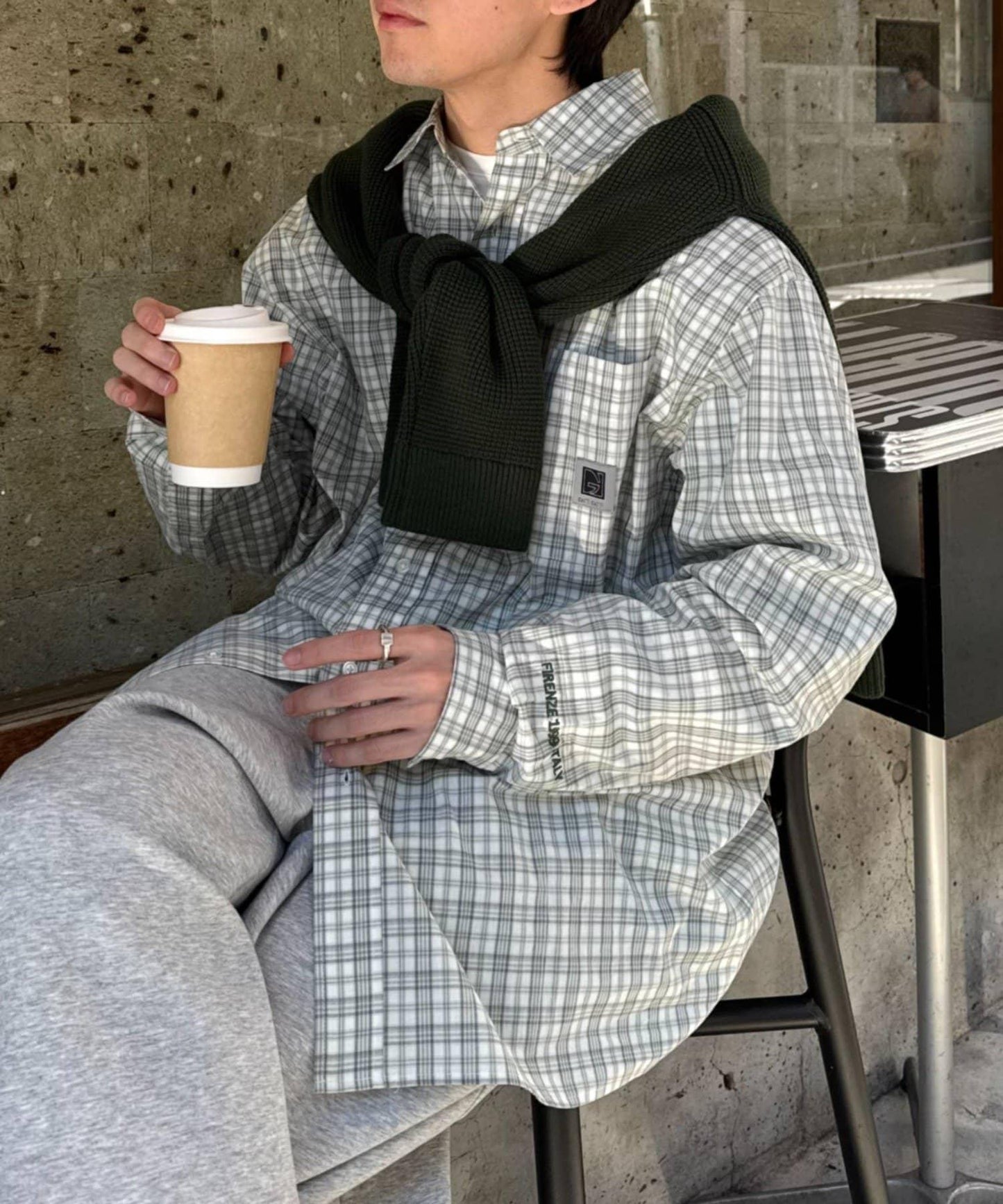 mini plaid over shirts 襯衫外套