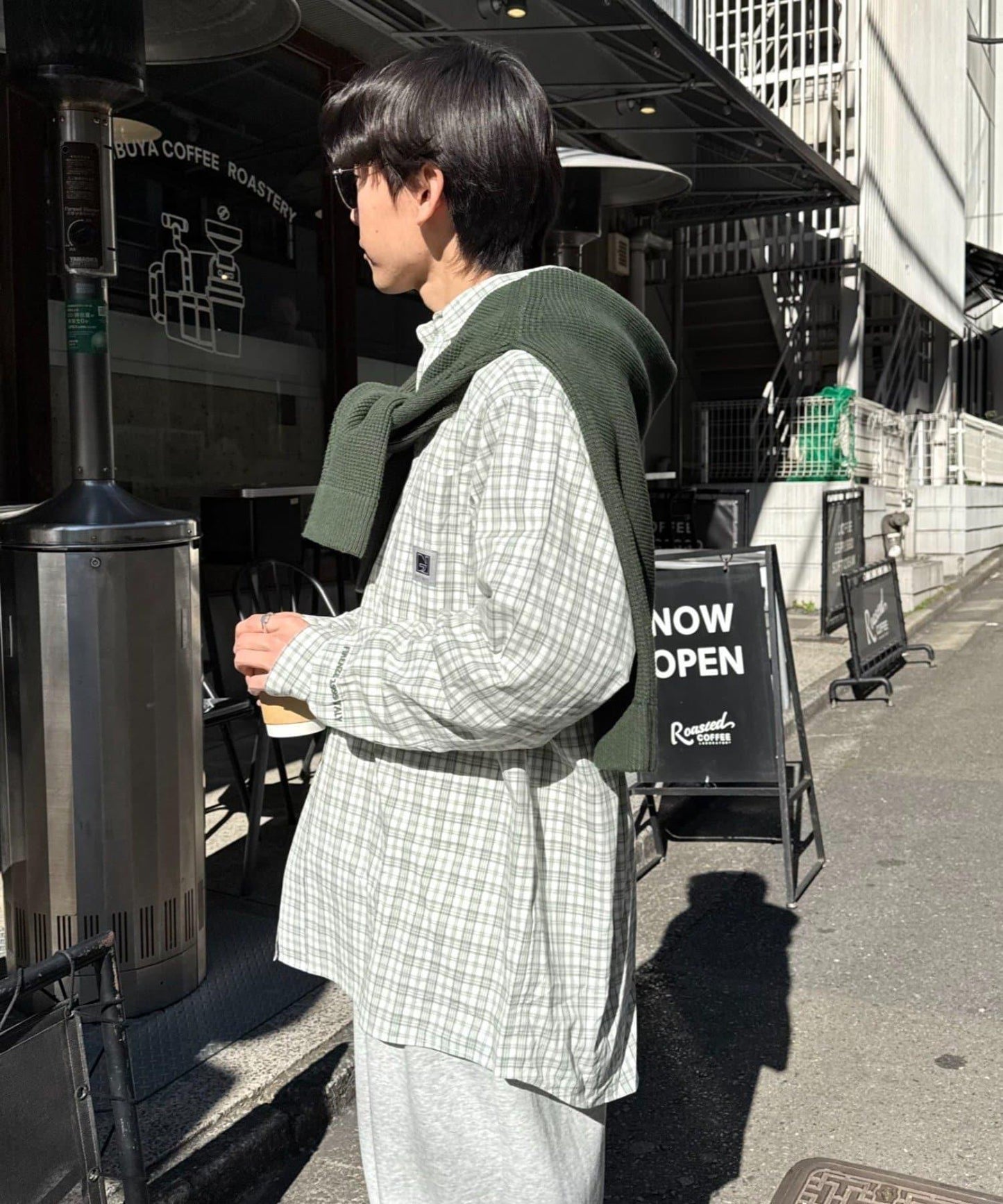 mini plaid over shirts 襯衫外套