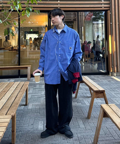 mini plaid over shirts 襯衫外套