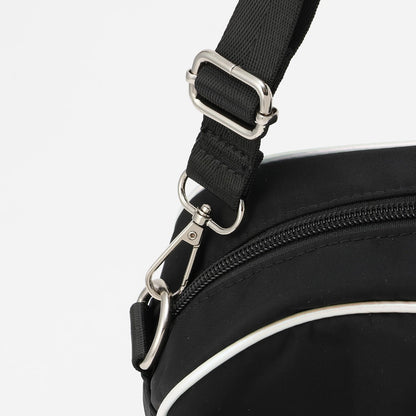 帶水瓶夾設計 多隔層 單肩包