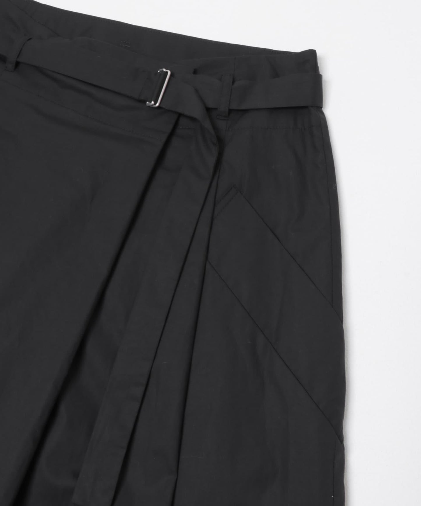 裹褶設計 闊腿 wrap wide pants 褲子