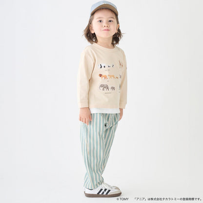 TOMICA・ANIA 圖案印花長袖T恤