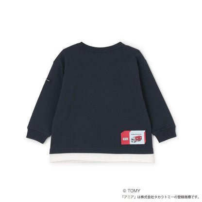 TOMICA・ANIA 圖案印花長袖T恤