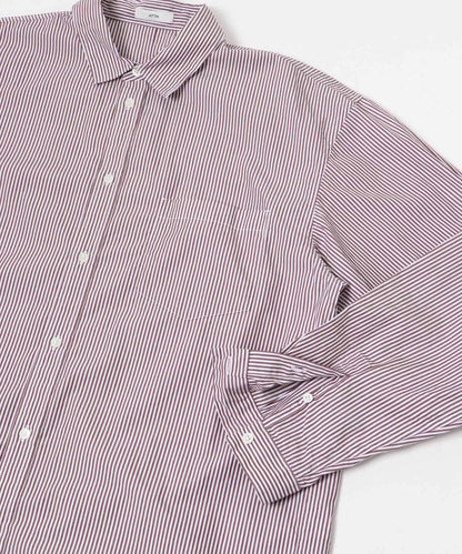 ATON GIZA STRIPE WASHED 襯衫