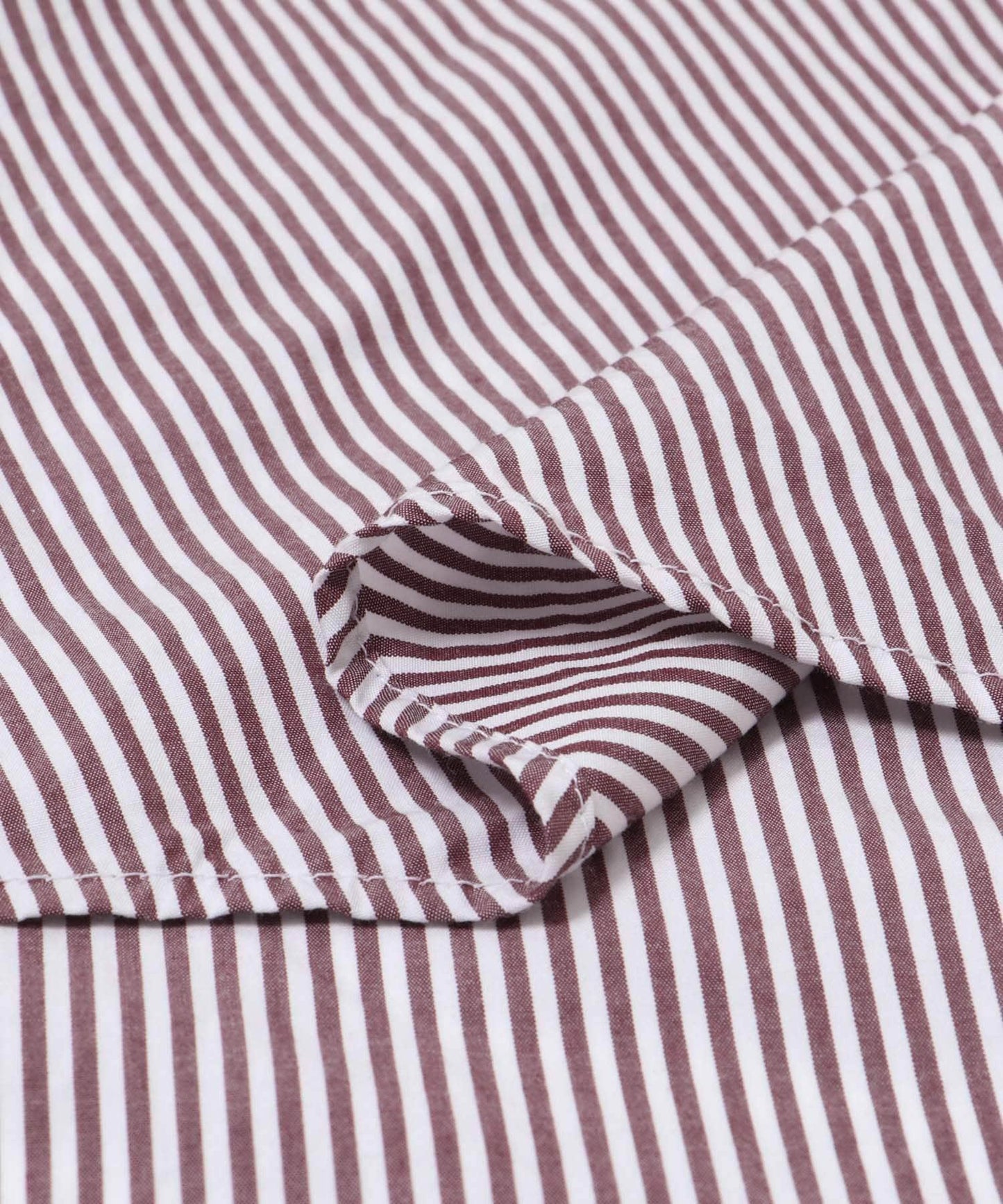 ATON GIZA STRIPE WASHED 襯衫