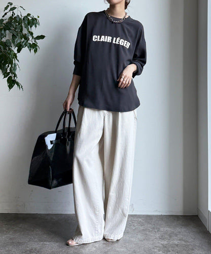 袖口羅紋 後背按扣 喬其紗Logo 套頭上衣