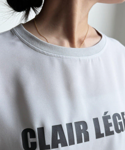 袖口羅紋 後背按扣 喬其紗Logo 套頭上衣