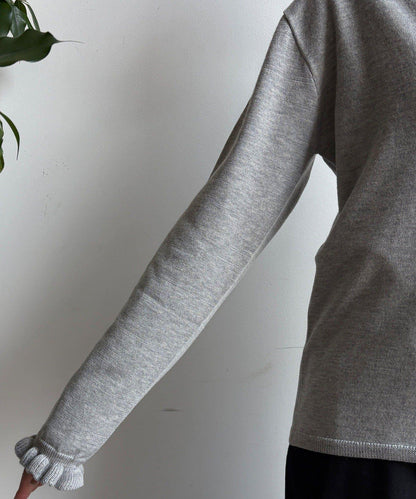 荷葉邊針織開衫