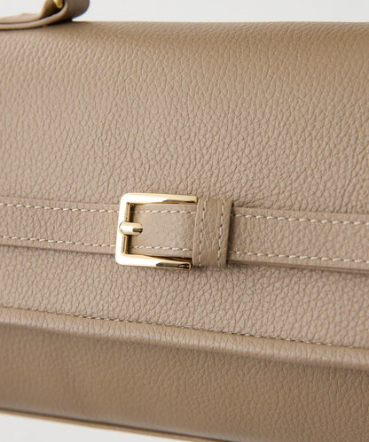 真皮輕量440g 腰帶翻蓋 單肩包