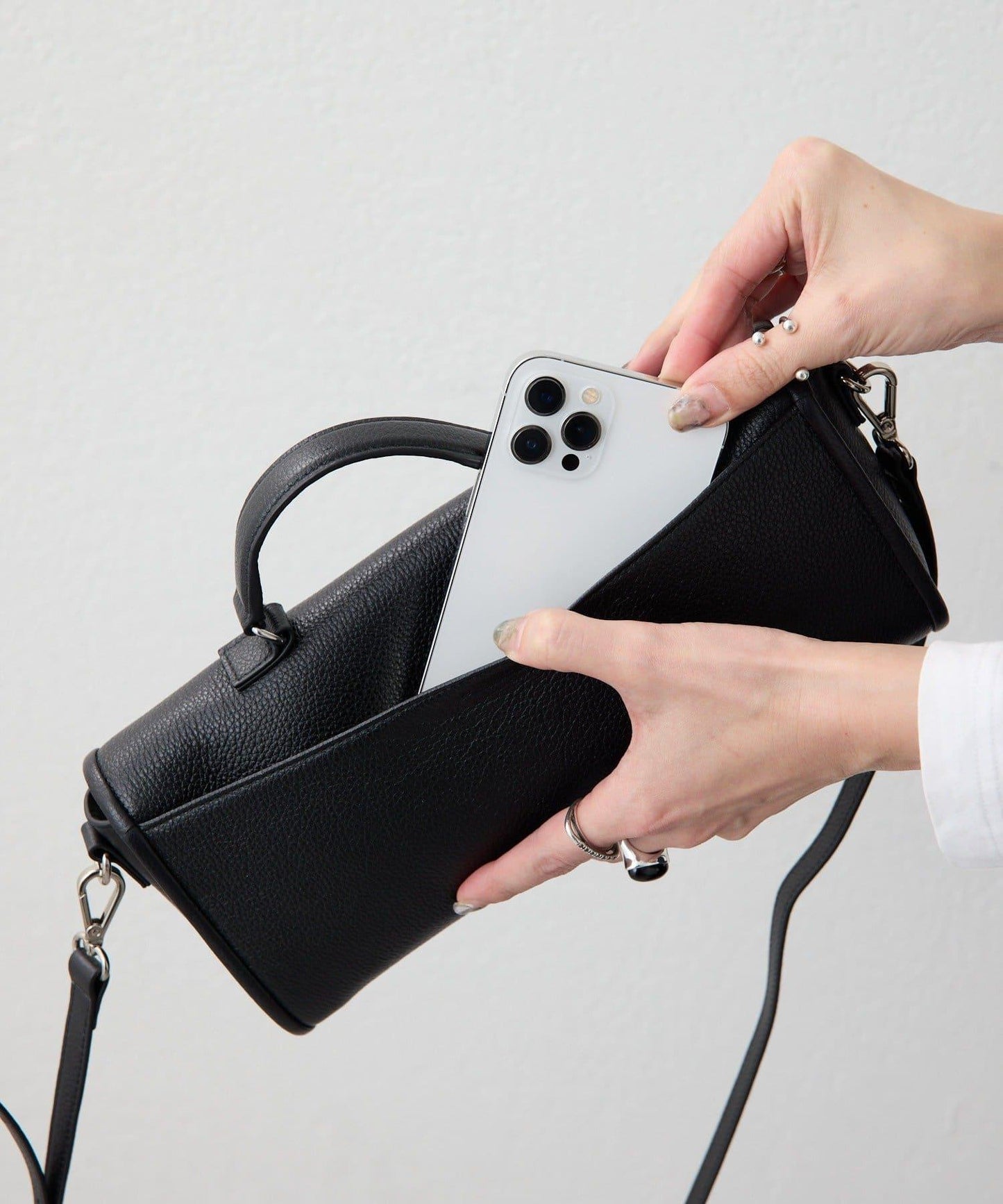 真皮輕量440g 腰帶翻蓋 單肩包