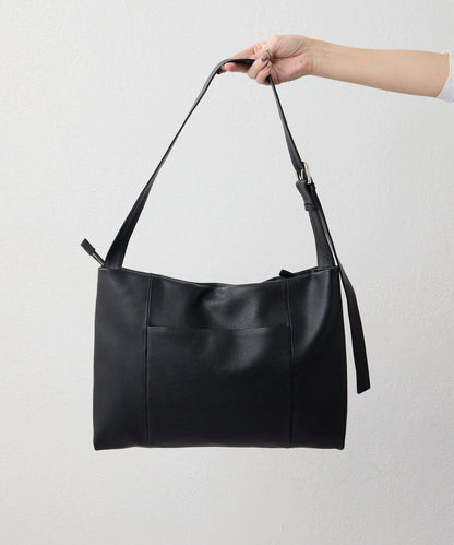 《本革》 壓紋設計 單肩包 L款