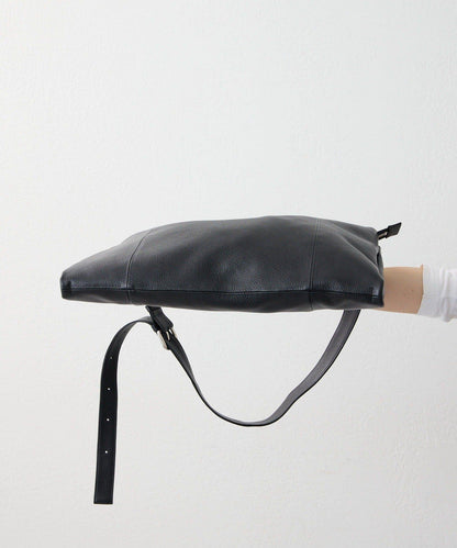 《本革》 壓紋設計 單肩包 L款