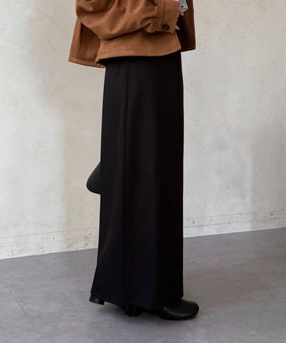 腰帶設計窄版半身裙