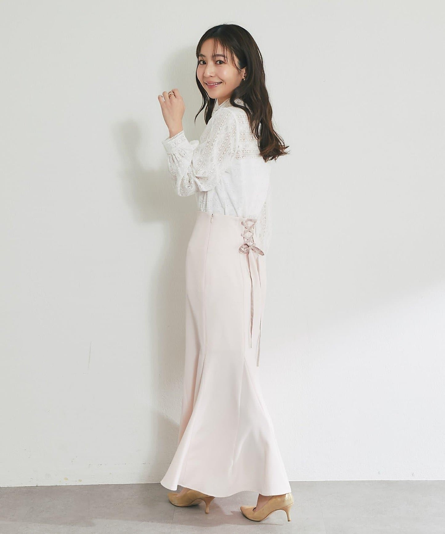 蕾絲女襯衫