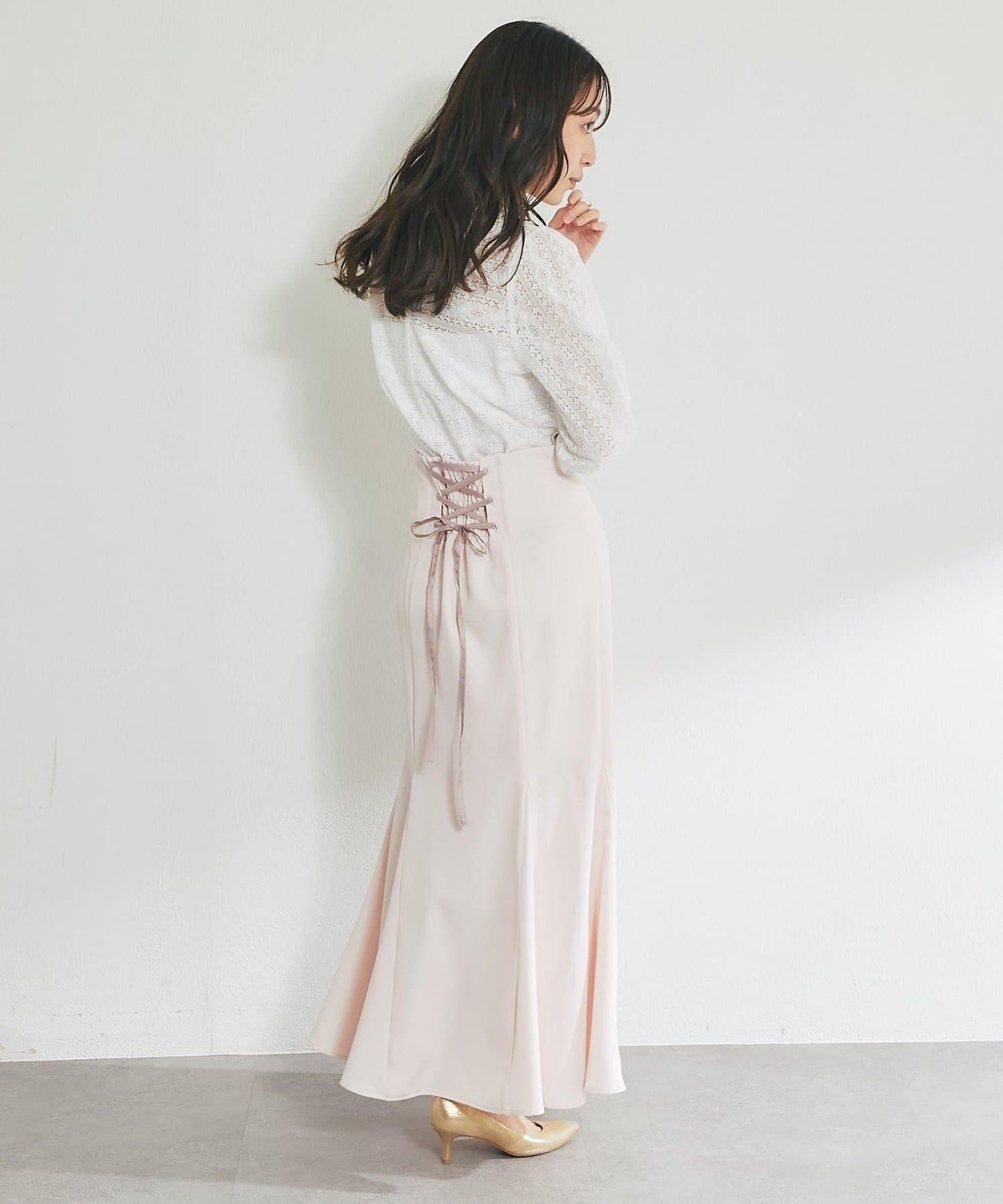蕾絲女襯衫
