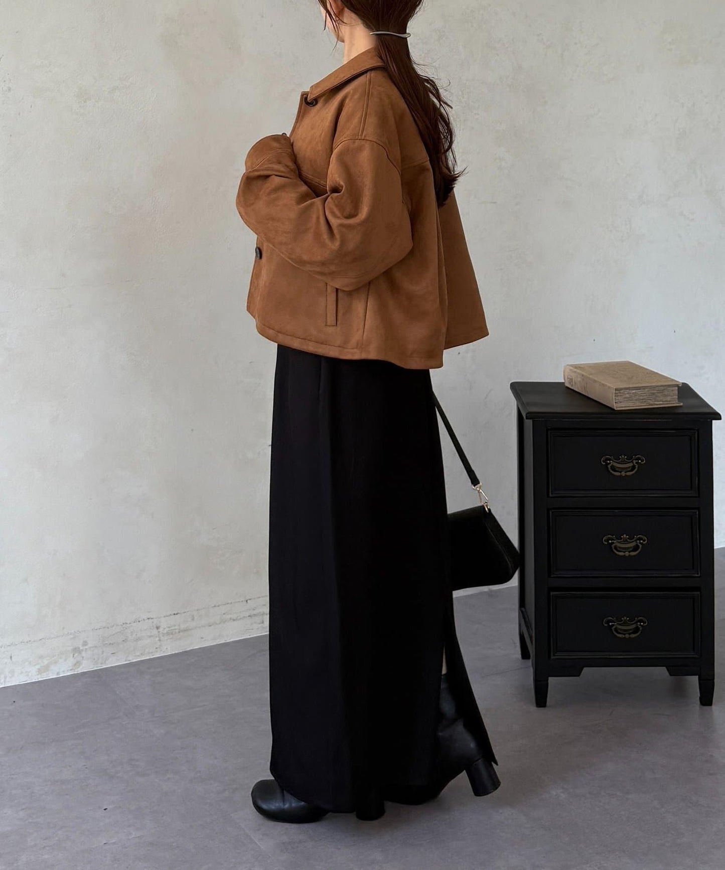 腰帶設計窄版半身裙