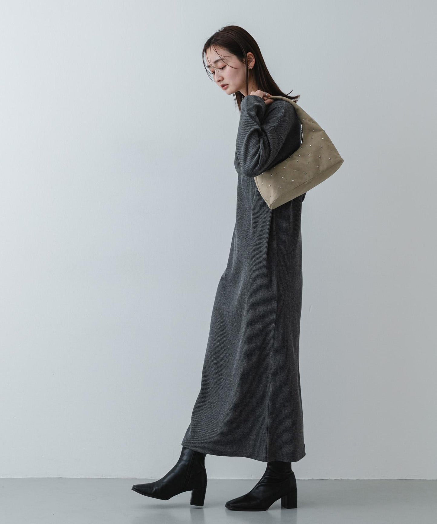 鉚釘圓形設計 包袋